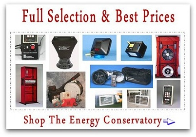 The Energy Conservatory, free shipping, unbeatable prices!